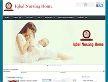 Tablet Screenshot of iqbalnursinghome.com